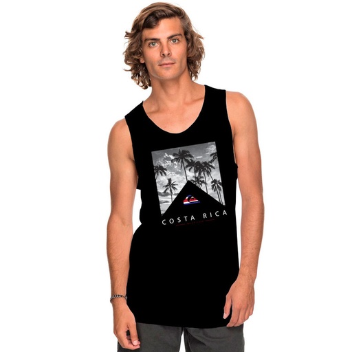 [DTQS408013BLACM] CAMISETA HOMBRE LOAL COAST TANK BLACK
