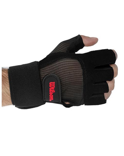GUANTES PARA EL LEVANTAMIENTO DE PESAS TALLA G CON MUÑEQUERA
