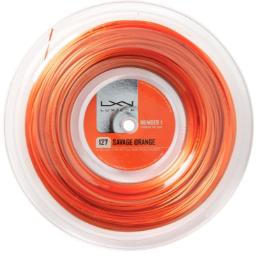 [WRZ902310] CUERDA P/RAQUETA WILSON LUXILON SAVAGE ORANGE 127M