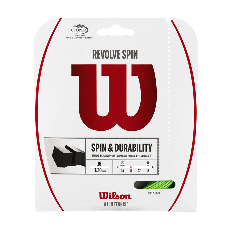 SET CUERDA PARA RAQUETA WILSON REVOLVE SPIN 16