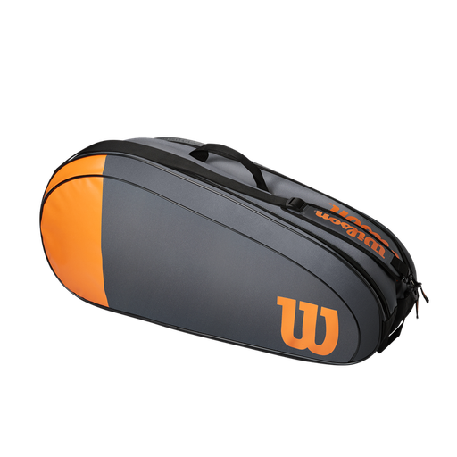 [WR8009801001] BOLSO DE TENIS WILSON TEAM X6 GRIS NARANJA