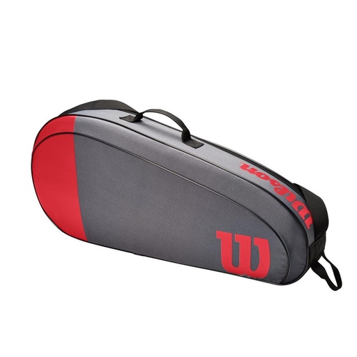 [WR8011502001] BOLSO DE TENIS WILSON TEAM 3 PK ROJO/GRIS