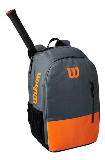[WR8009901001] BOLSO DE TENIS WILSON BURN TEAM BACKPACK GRIS/NARANJA