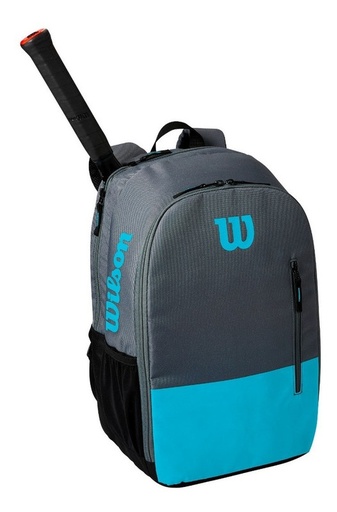 [WR8009902001] BOLSO DE TENIS WILSON BURN TEAM BACKPACK GRIS/AZUL