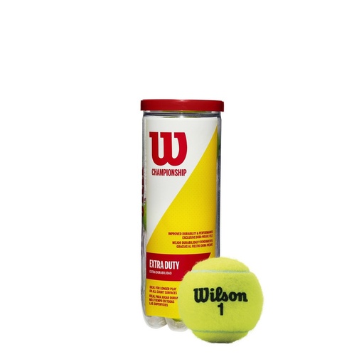 [WRT100101] WILSON PELOTAS TNS CHAMPIONSHIP EXTRA DUTY 3 UNDS