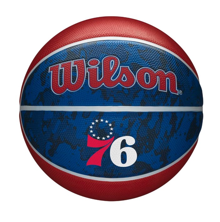 BALON DE BASKET WILSON NBA TIDYE PHILADELPHIA NO. 7