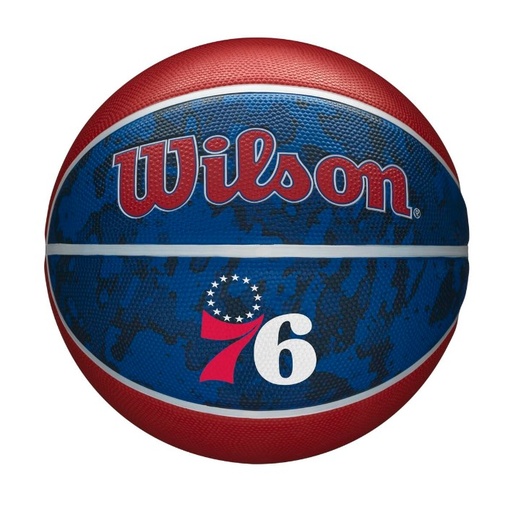 [WTB1500XBPHI] BALON DE BASKET WILSON NBA TIDYE PHILADELPHIA NO. 7