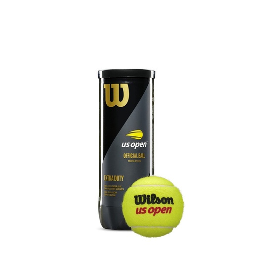 [WRT106200] PELOTAS DE TENIS WILSON US OPEN EXTRA DUTY EN ENVASE 3 UNIDADES