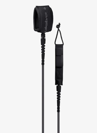 [EGL22UNLH8KVJ08] QUIKSILVER - SURFBOARD LEASH UNION 8 (KVJ0-BLACK)